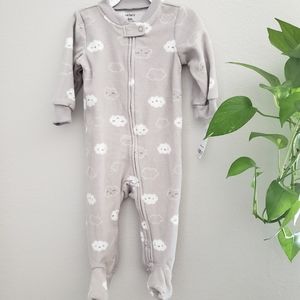 Carter's baby fleece pajamas size 6 months